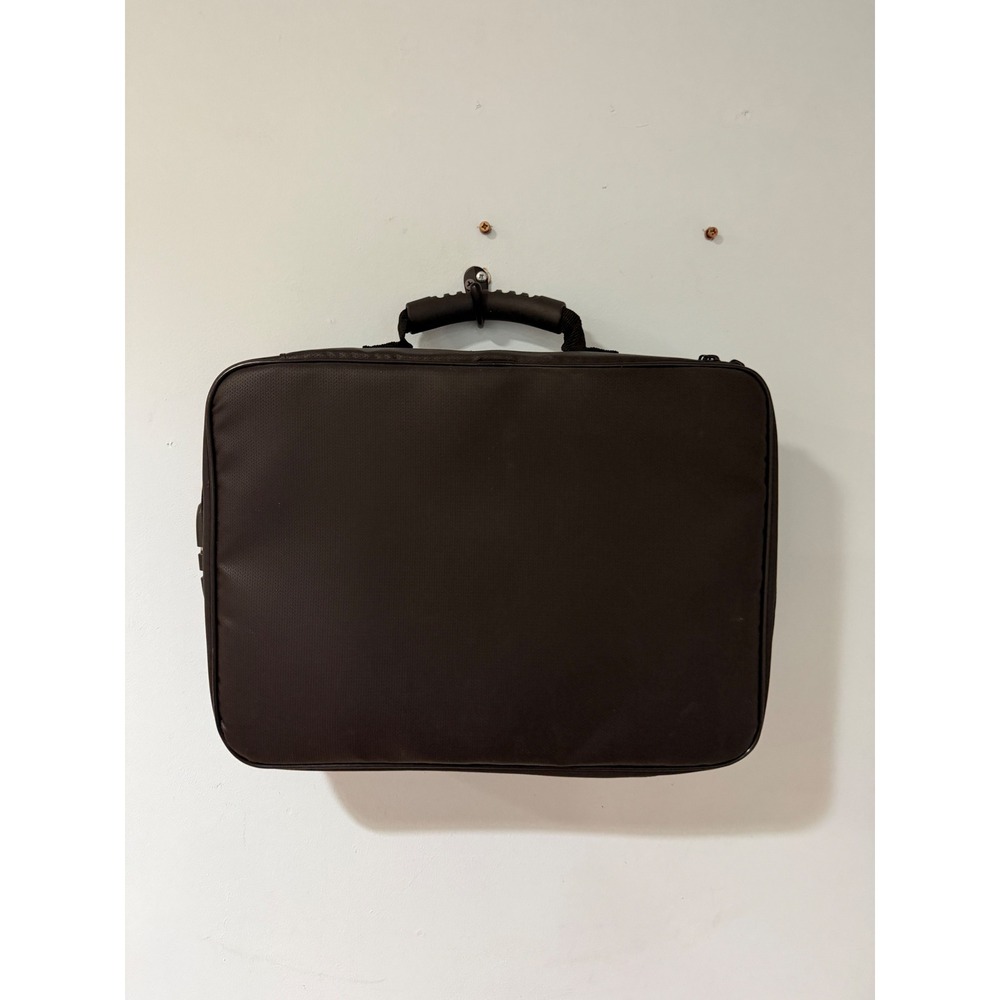 Black Odor Proof Travel Case with Combination Lock and Interior Organization